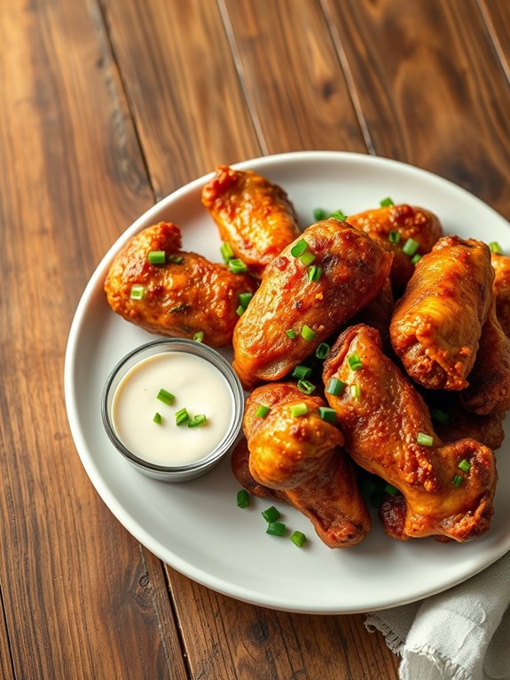 crispy air fryer wings