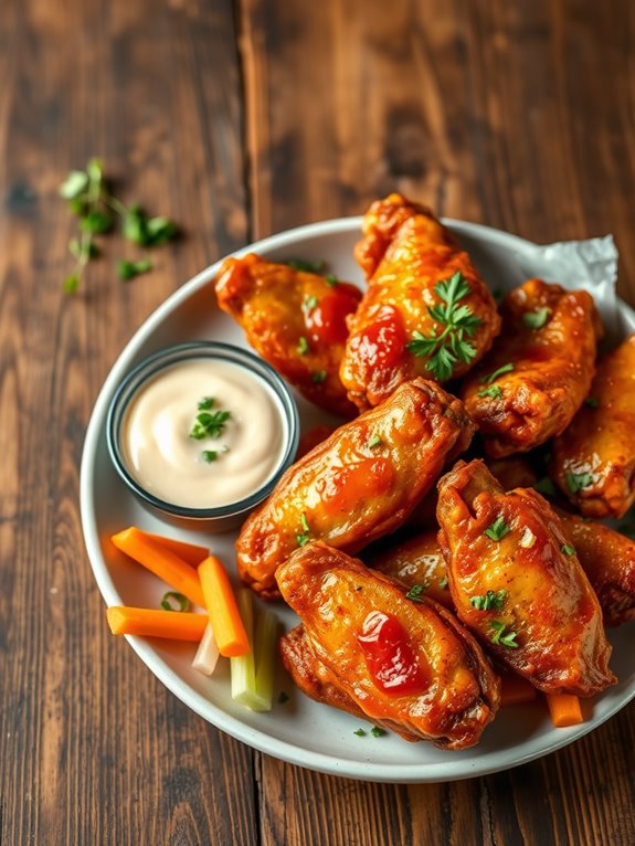 crispy air fryer wings