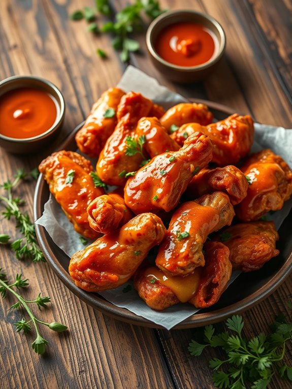 crispy air fryer wings