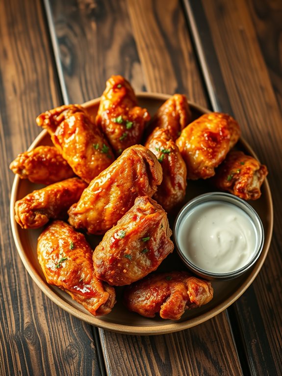 crispy air fryer wings