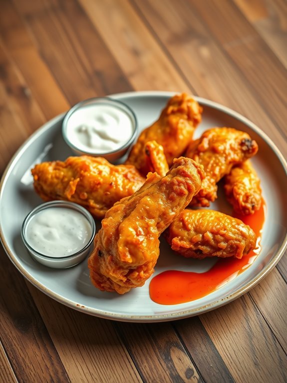 crispy air fryer wings