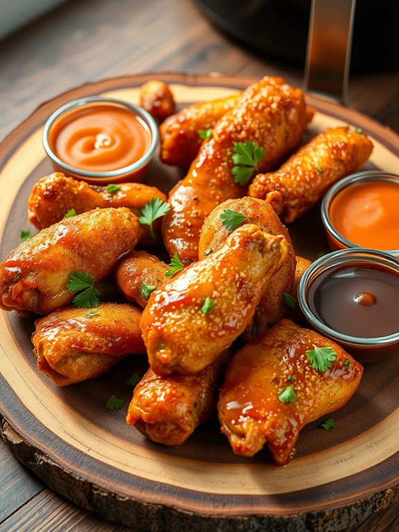 crispy air fryer wings