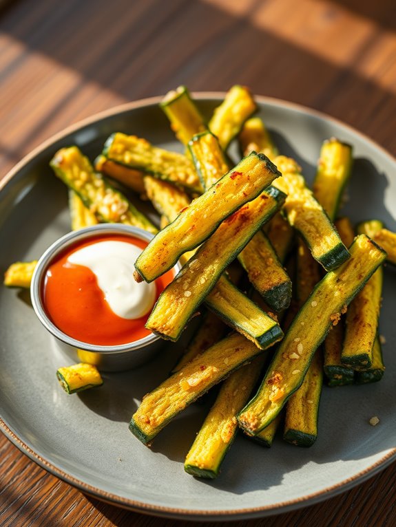 crispy baked zucchini sticks