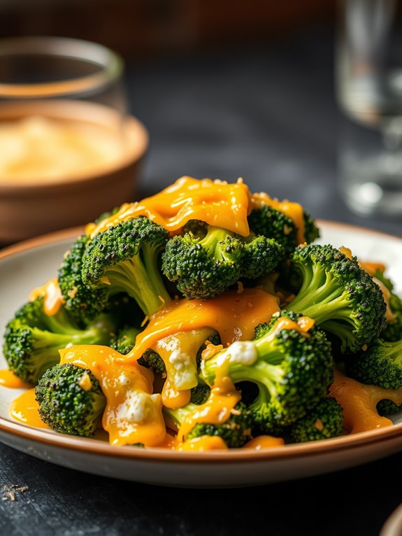 crispy cheesy broccoli delight