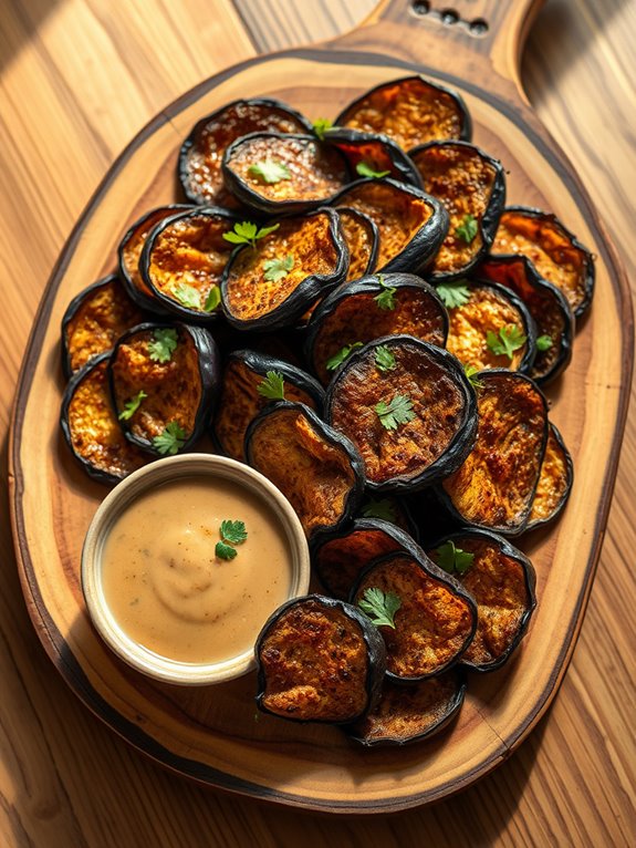 crispy eggplant chips recipe