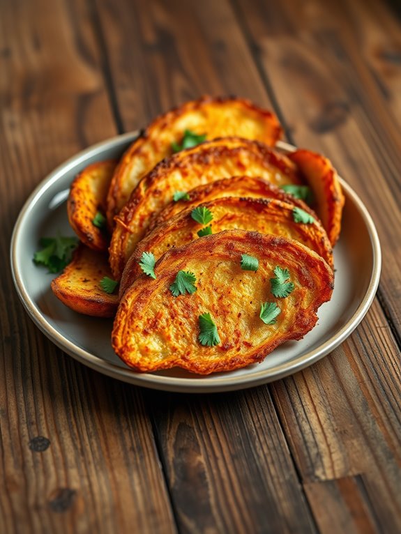 crispy flavored potato wedges