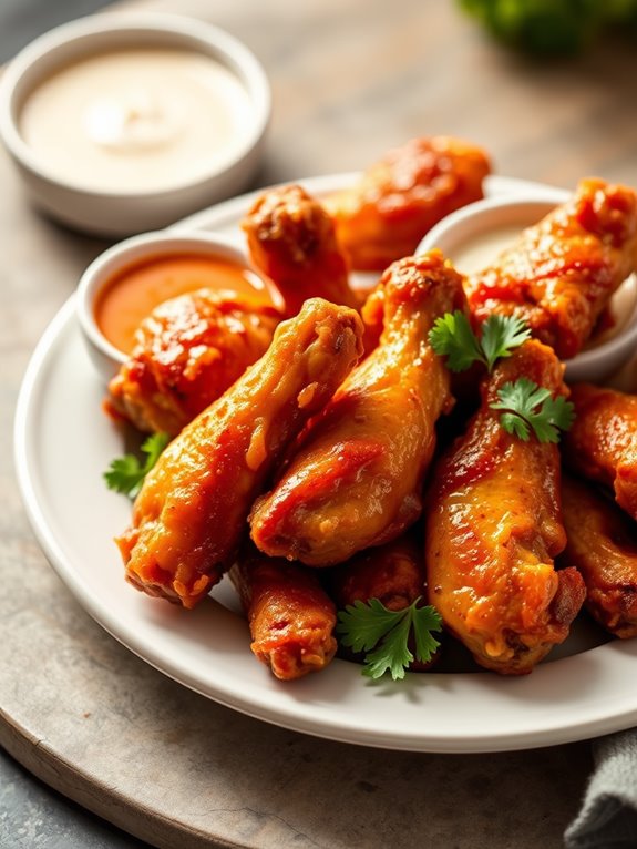 crispy flavorful chicken wings