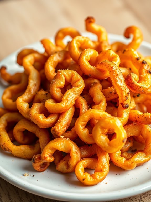 crispy flavorful curly fries