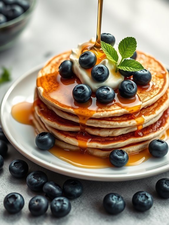 crispy fluffy air fried pancakes