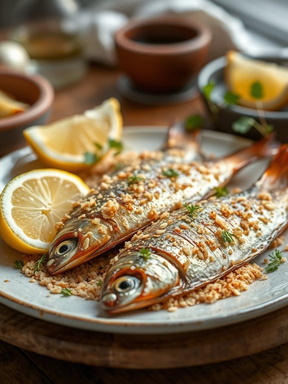 crispy fried fish delicacy