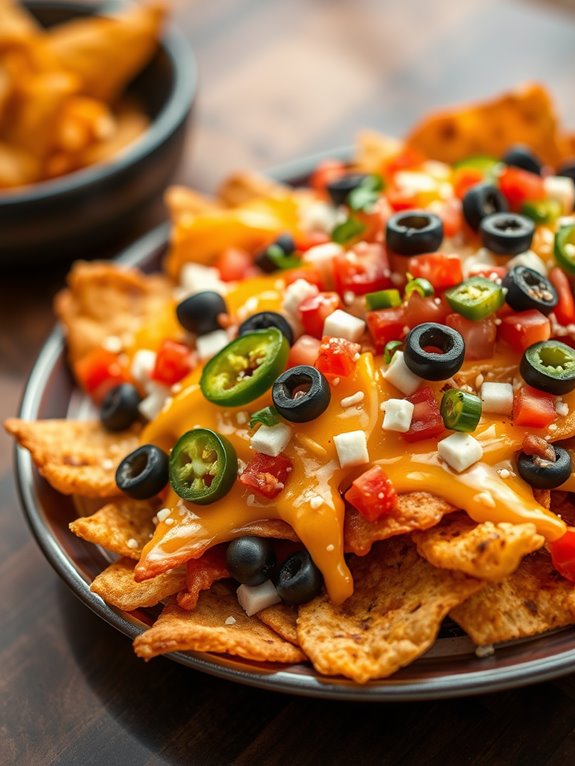 crispy fry bread nachos