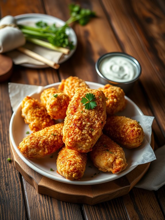 crispy garlic parmesan chicken