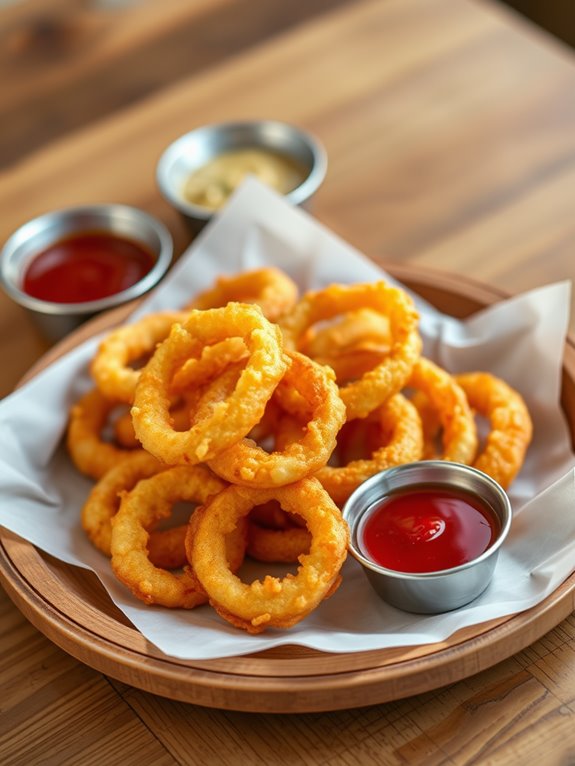 crispy golden fried rings