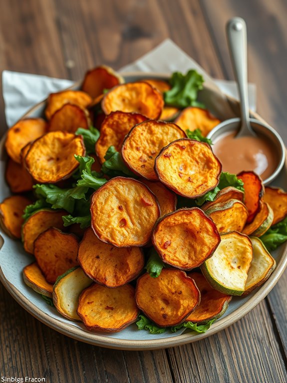 crispy healthy vegetable snacks