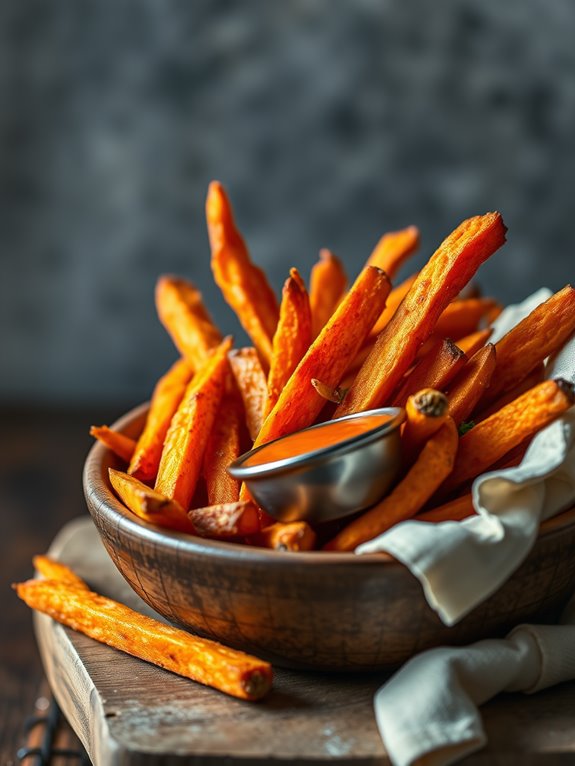 crispy homemade sweet potato