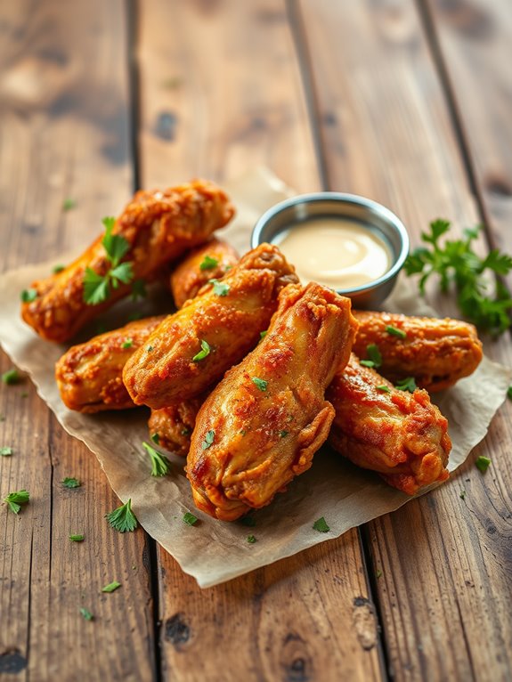 crispy low carb chicken wings