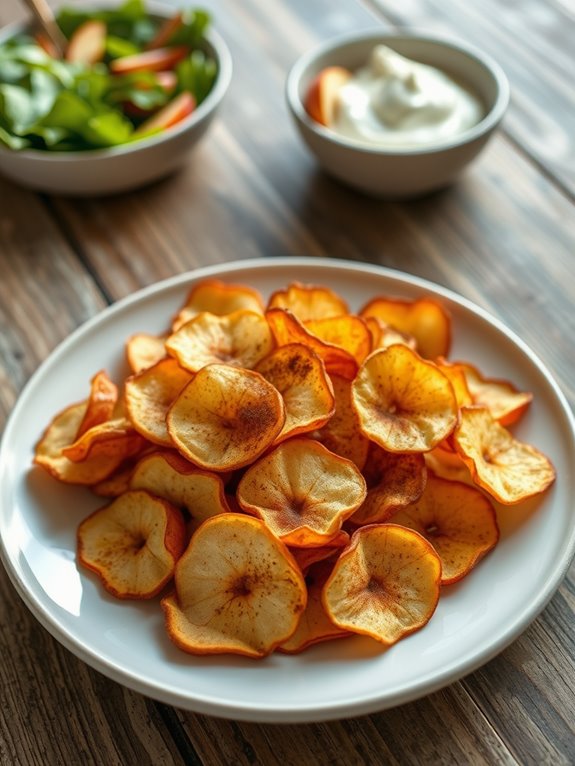 crispy nutritious apple snacks