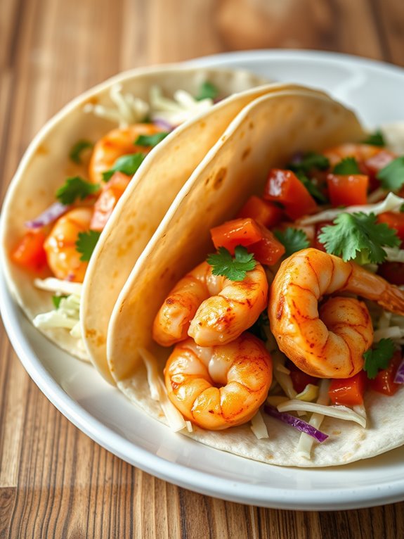 crispy shrimp taco delight