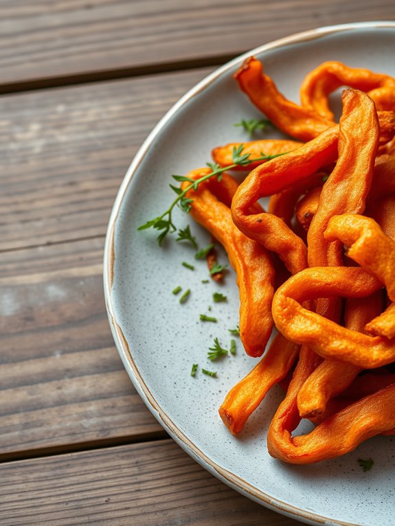 crispy sweet potato fries