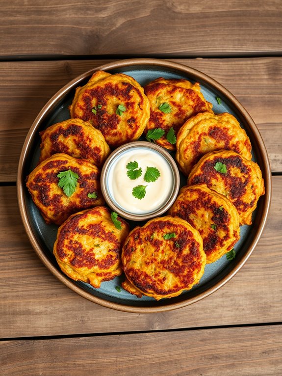 crispy vegetable fritters delight