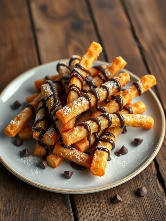 decadent dessert treat fries