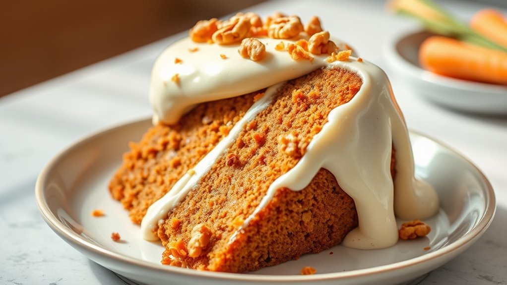 delicious air fryer carrot cakes