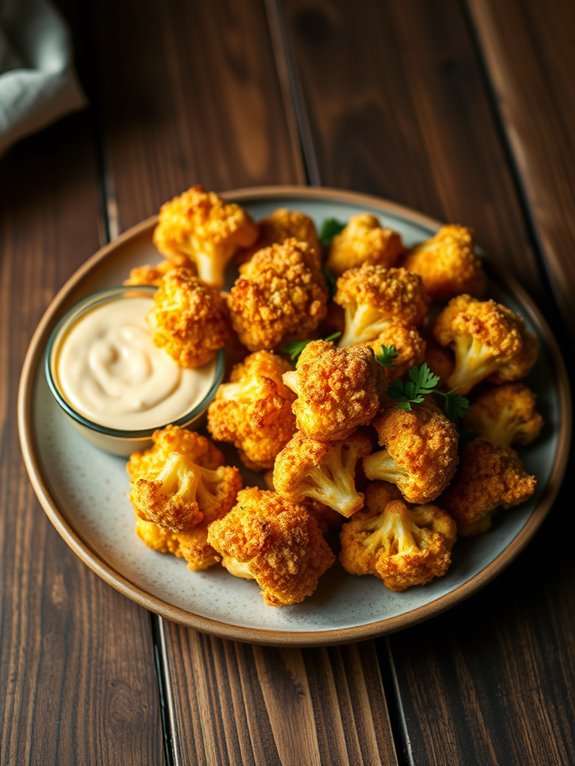 delicious air fryer cauliflower