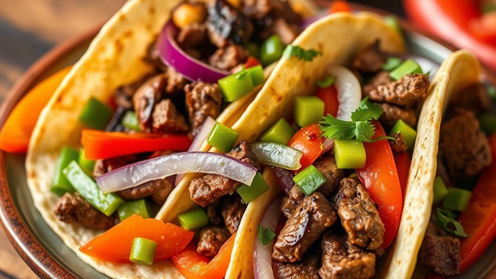 delicious air fryer fajitas