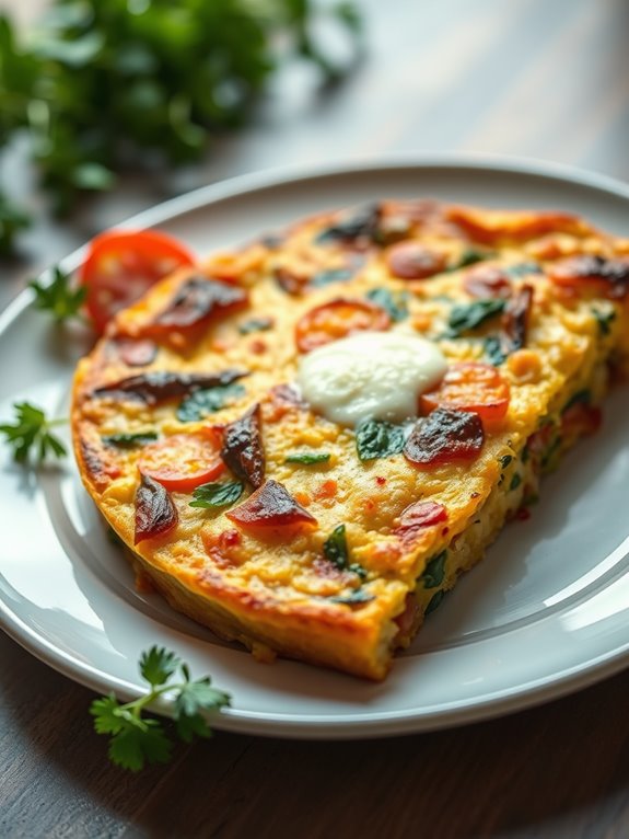 delicious air fryer frittata