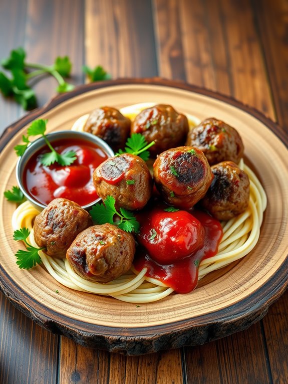 delicious air fryer meatballs