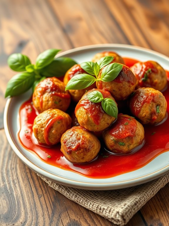 delicious air fryer meatballs