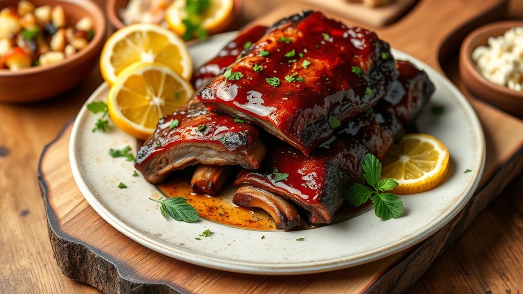 delicious air fryer ribs