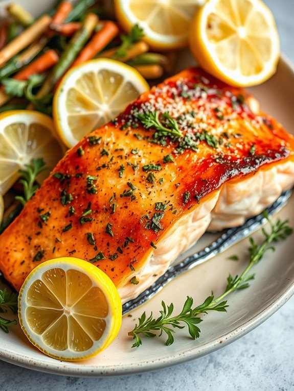 delicious air fryer salmon