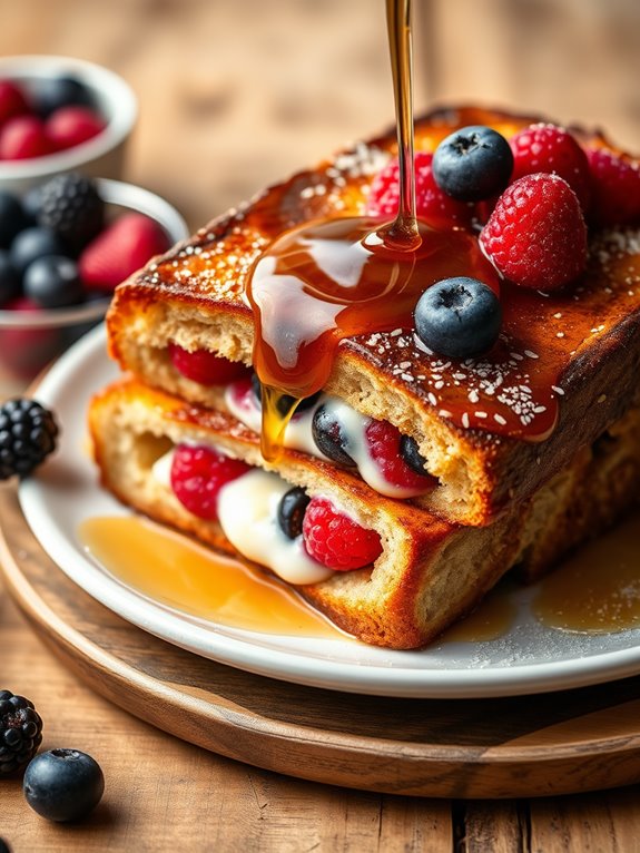 delicious berry french toast