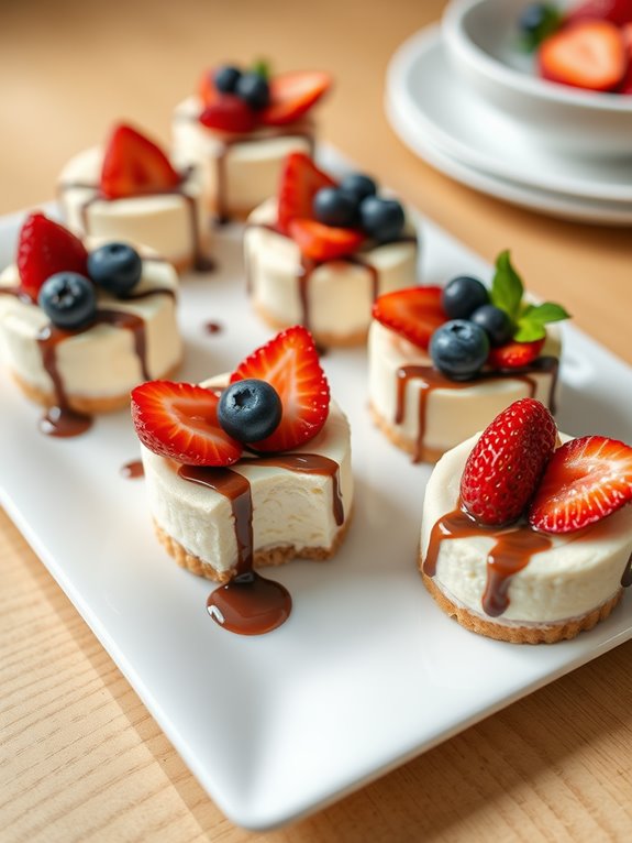 delicious bite sized desserts