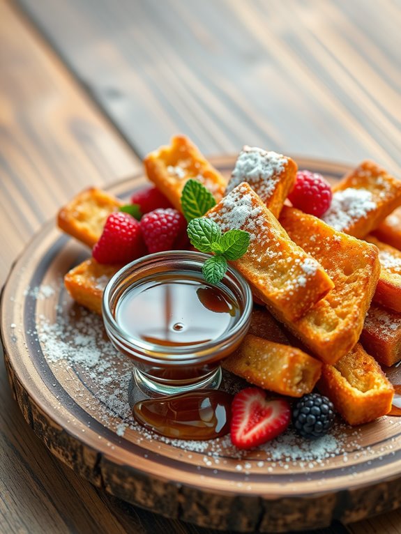 delicious breakfast finger food