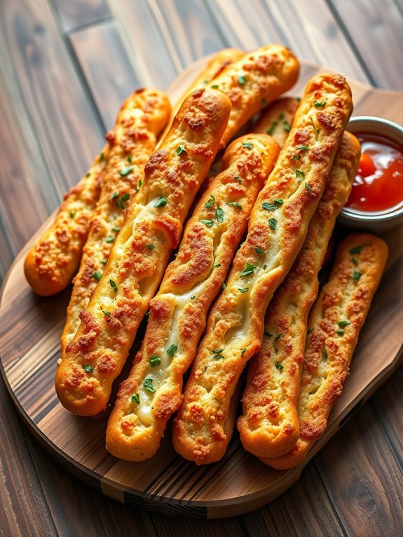 delicious cheesy breadsticks recipe