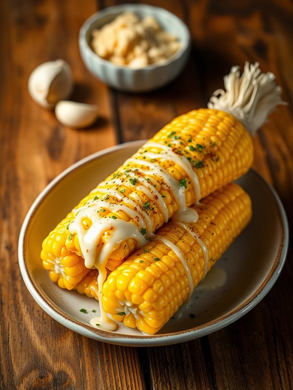 delicious cheesy corn dish