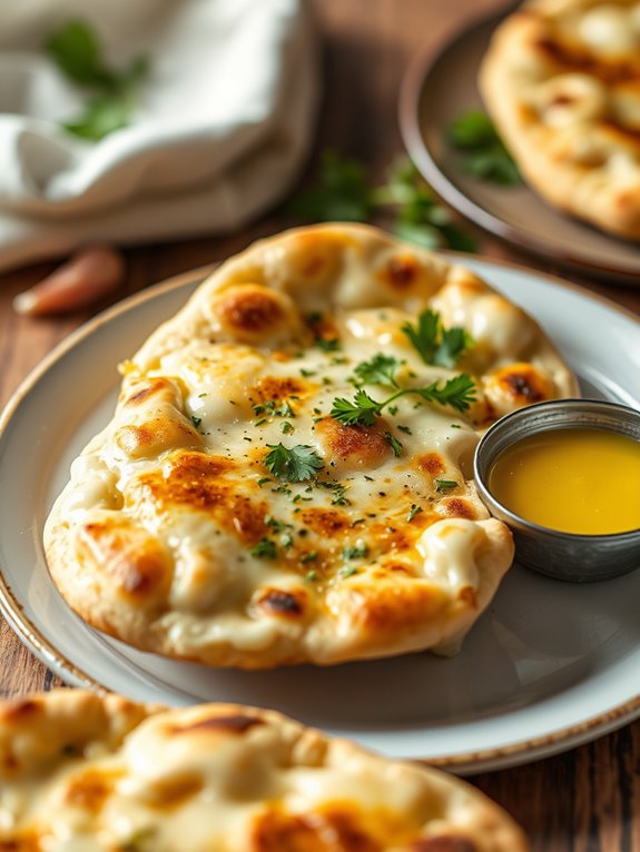 delicious cheesy garlic bread