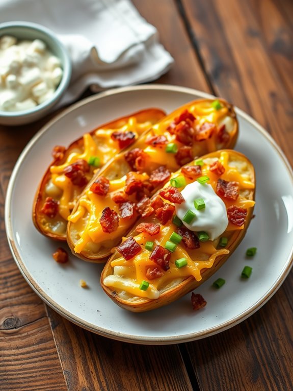 delicious cheesy potato appetizer