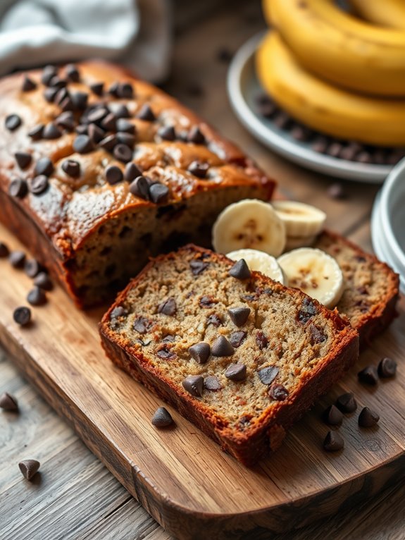 delicious chocolate chip loaf 1