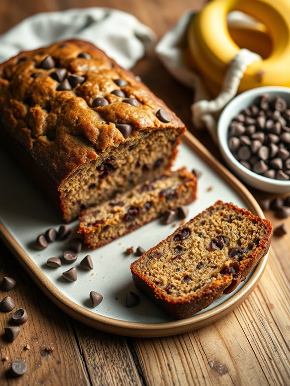 delicious chocolate chip loaf