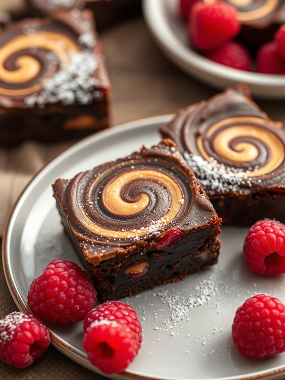 delicious chocolate peanut brownies