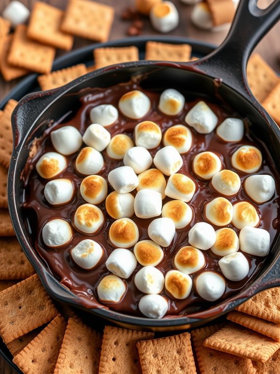 delicious chocolate s mores dip