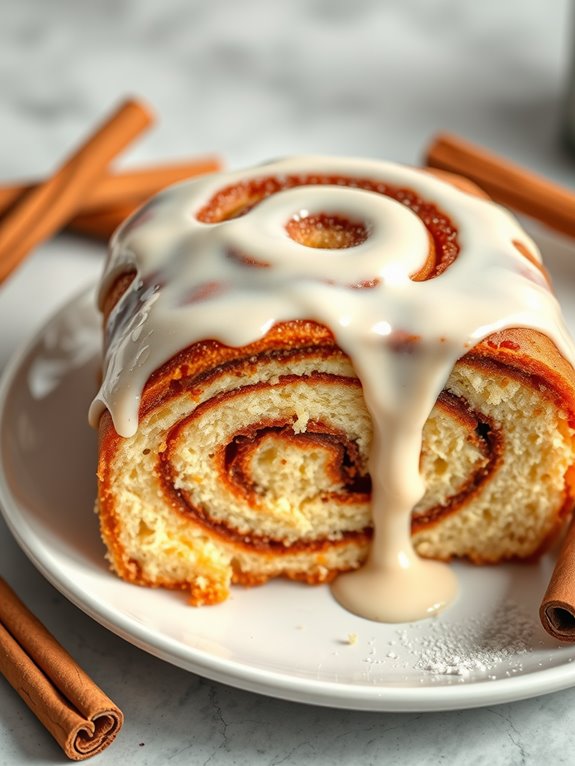 delicious cinnamon roll dessert