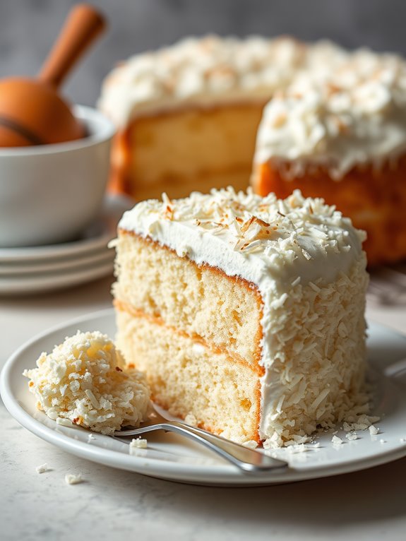 delicious coconut cream cake