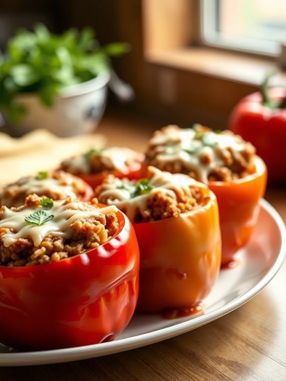 delicious filled pepper dish