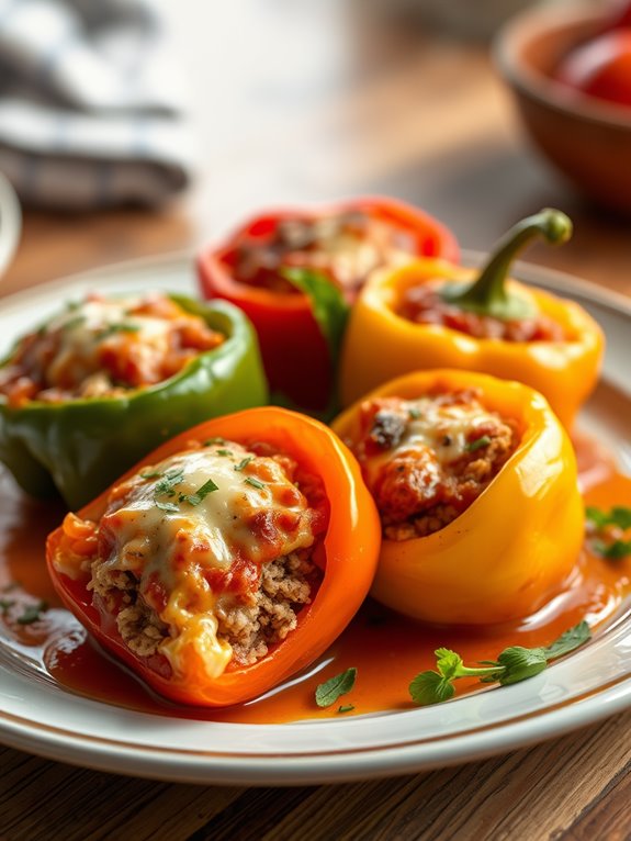 delicious filled pepper dish