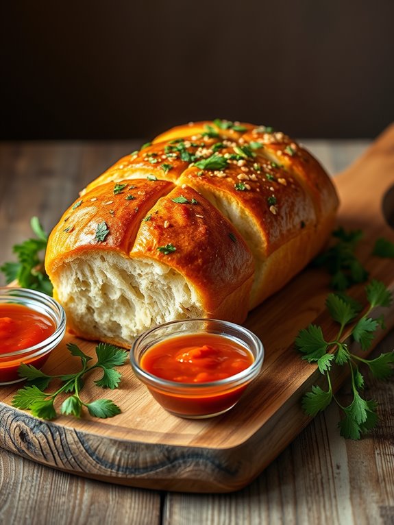 delicious garlic bread loaf