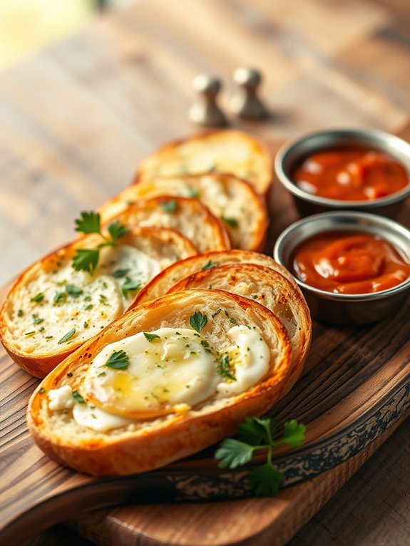 delicious gluten free garlic bread